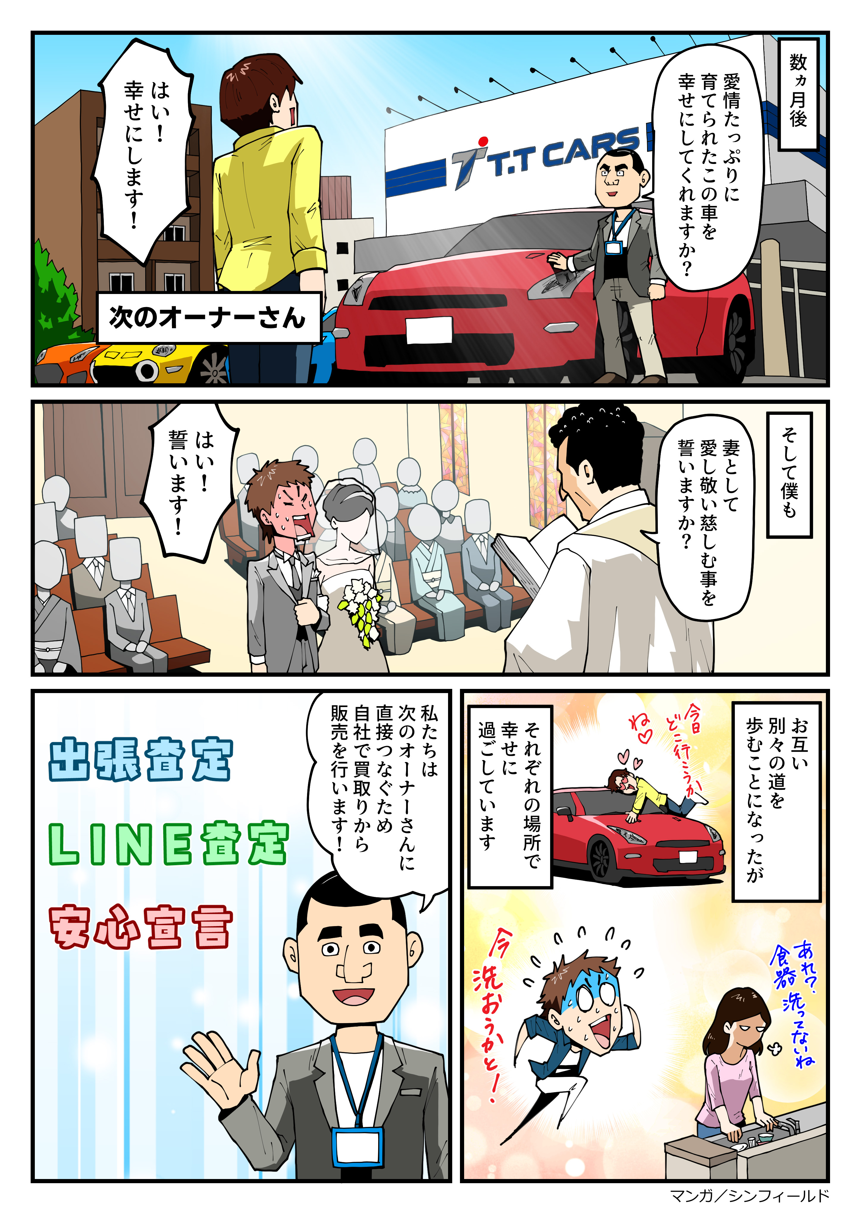 愛情たっぷりに育てられたこの車を幸せにしてもらえますか？