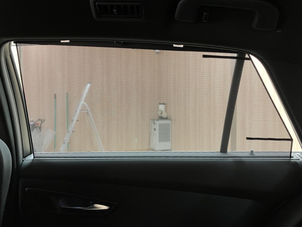 手動サンシェード