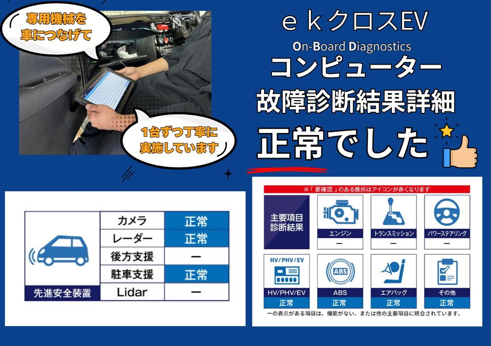 OBD故障診断結果 1枚目