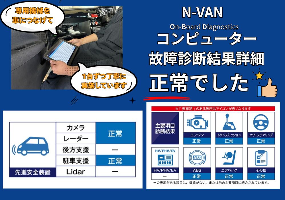 OBD故障診断結果