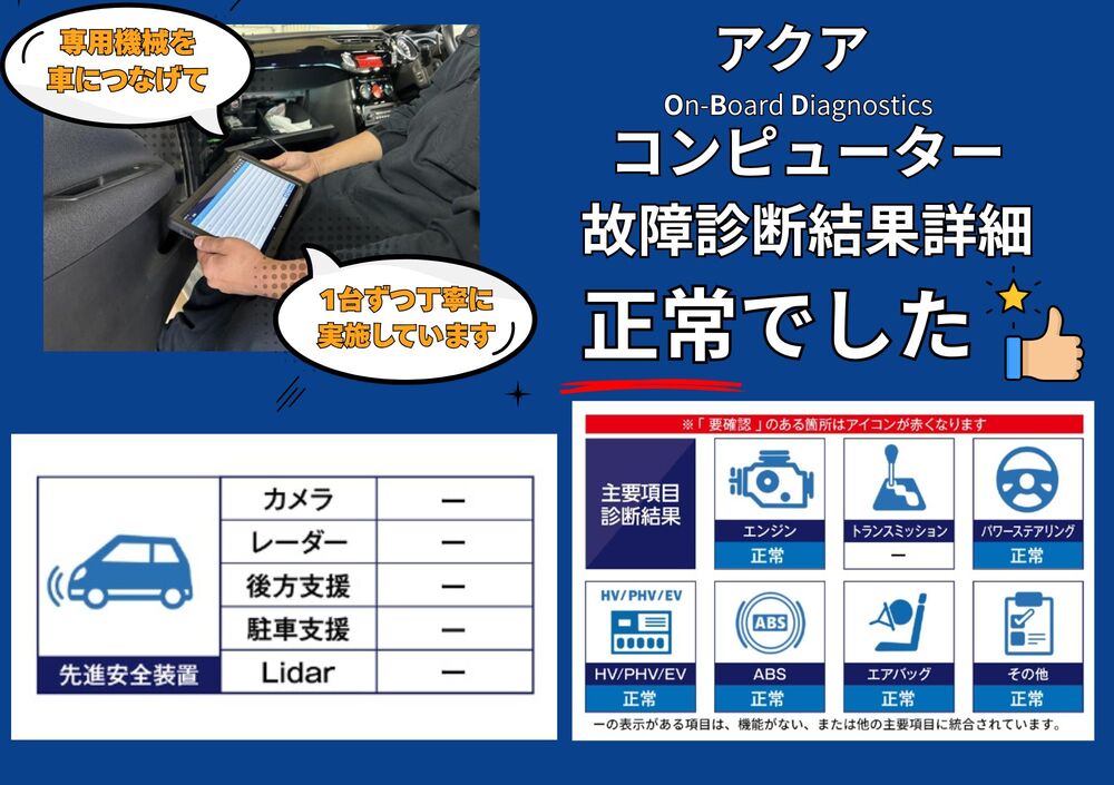 OBD故障診断結果