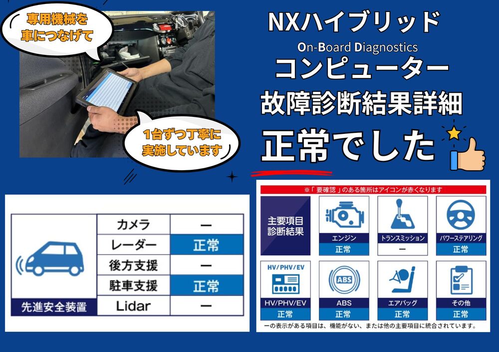 OBD故障診断結果