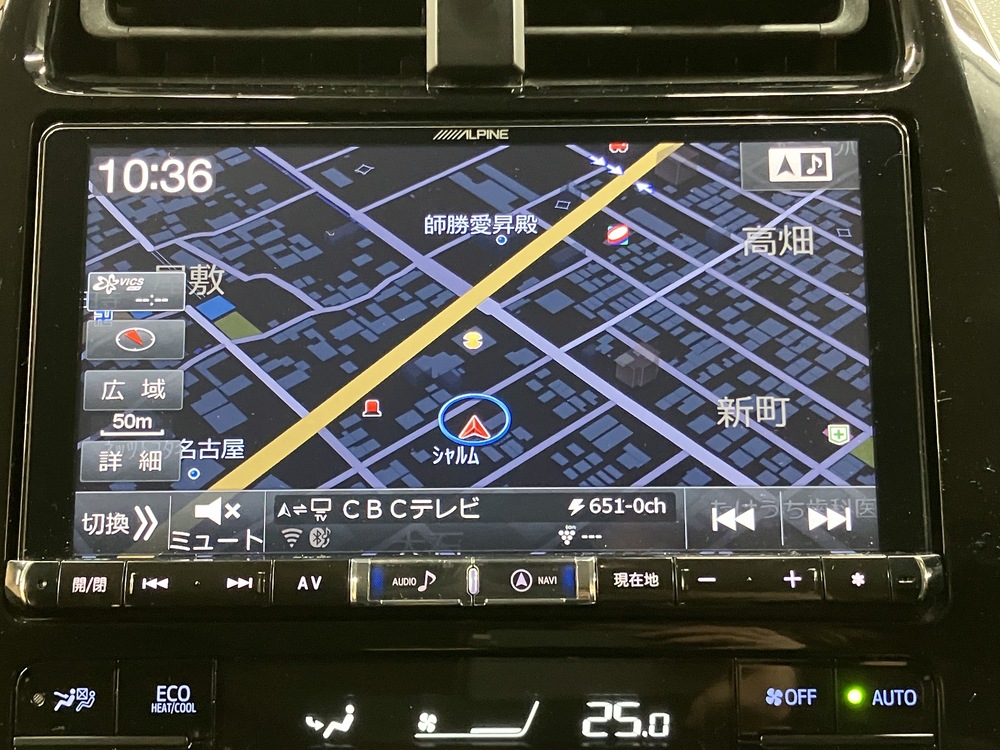 9型ALPINE製ナビ