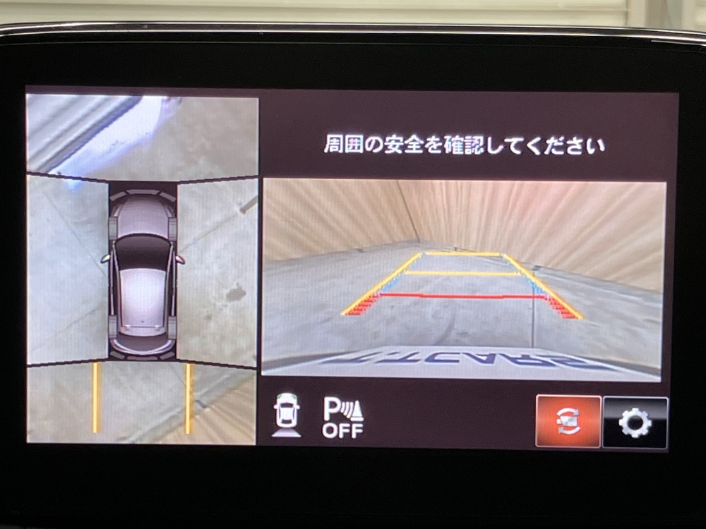 360度ビューモニター