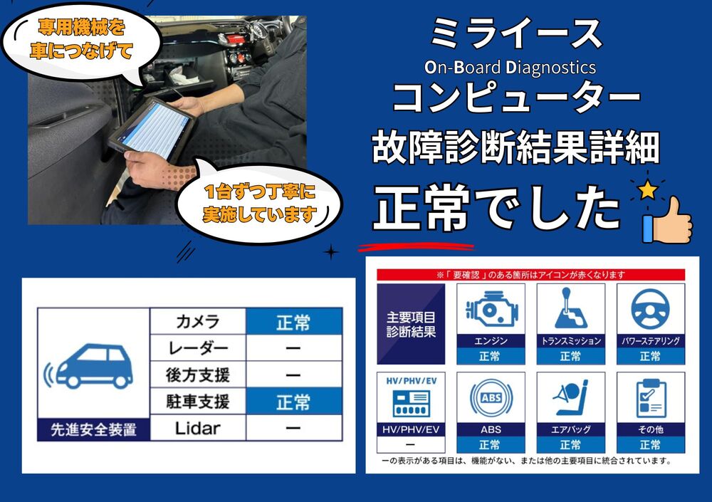 OBD故障診断結果 1枚目