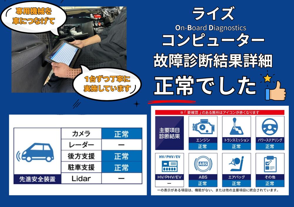 OBD故障診断結果 1枚目