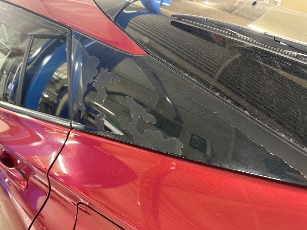 ピラーカバー before