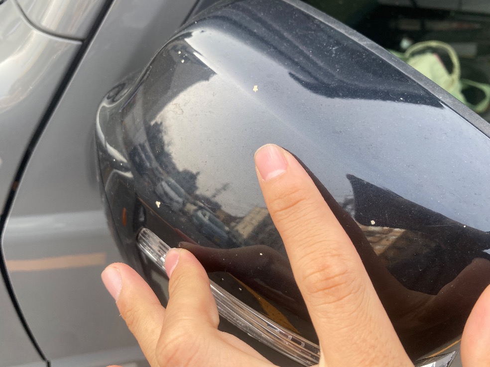 ミラー塗装ハゲ小