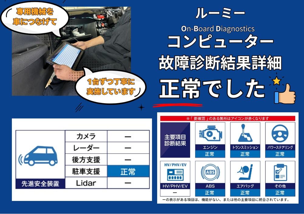 OBD故障診断結果