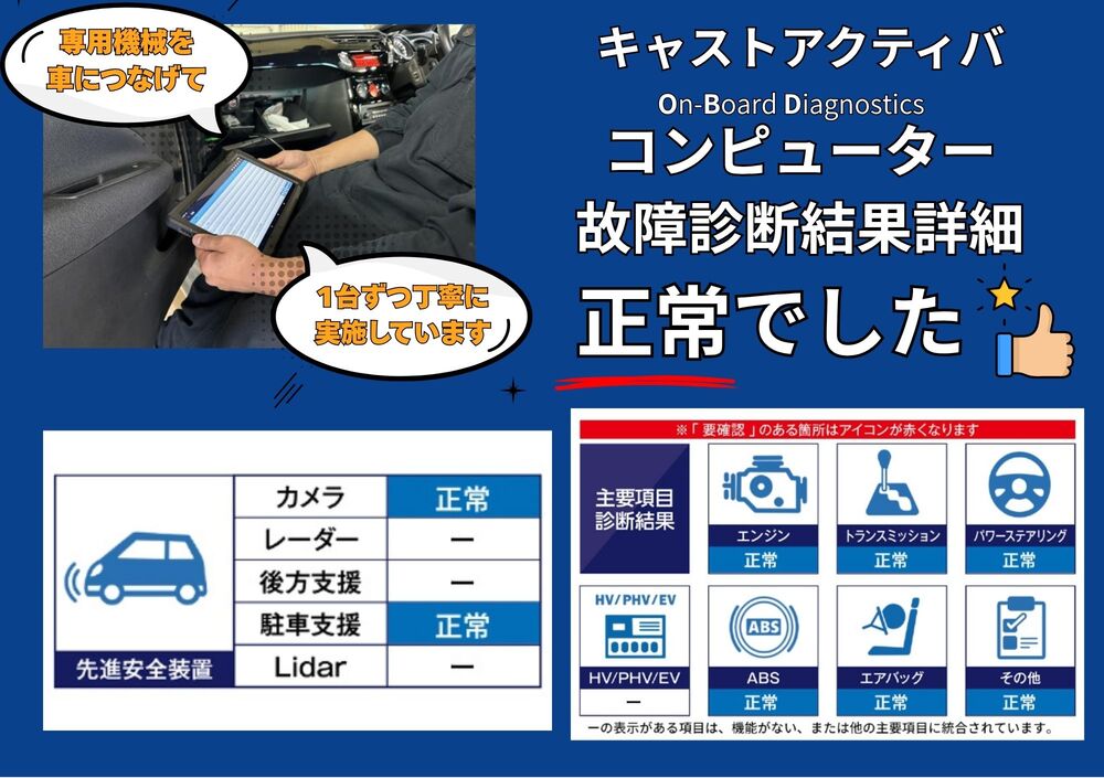 OBD故障診断結果を見る