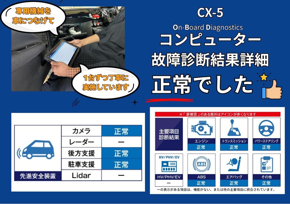 OBD故障診断結果を見る