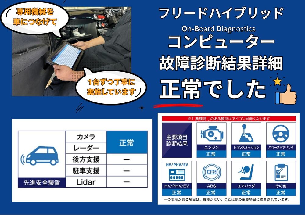 OBD故障診断結果を見る
