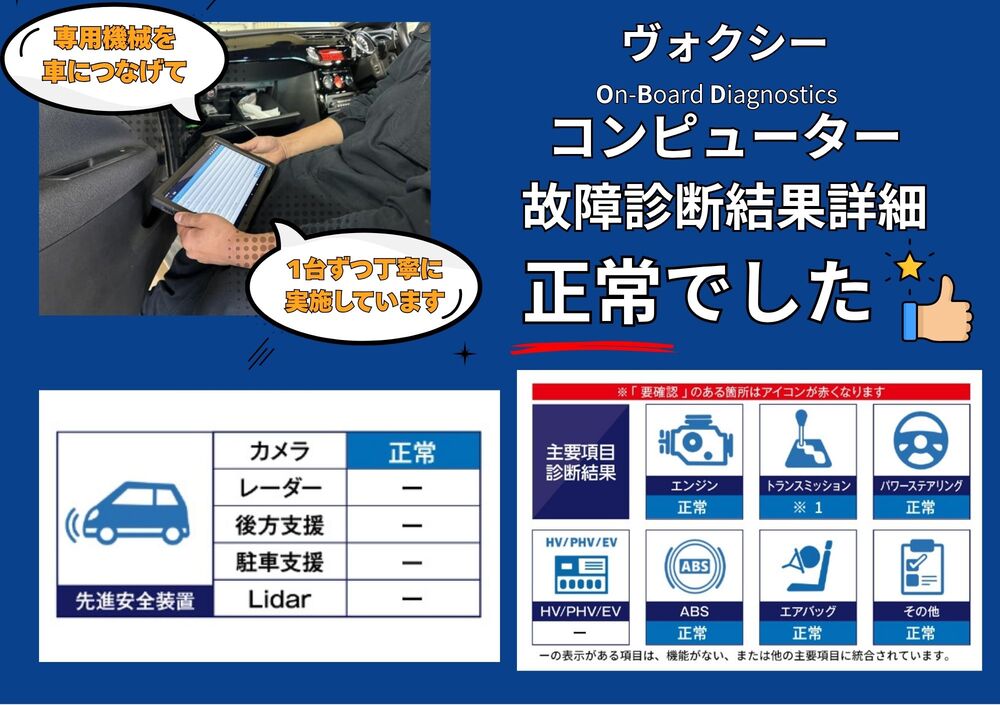 OBD故障診断結果を見る