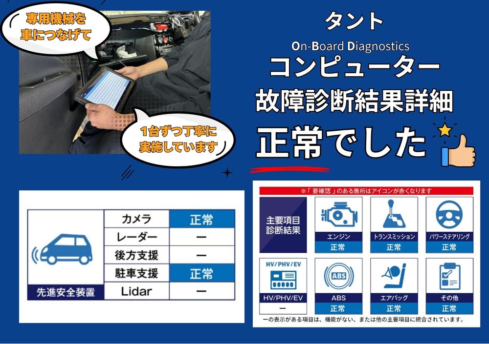 OBD故障診断結果を見る