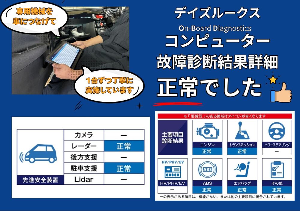 OBD故障診断結果を見る