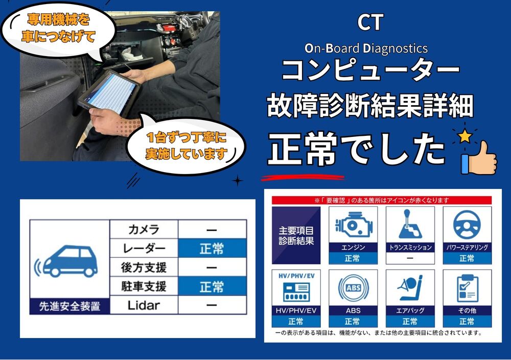 OBD故障診断結果を見る