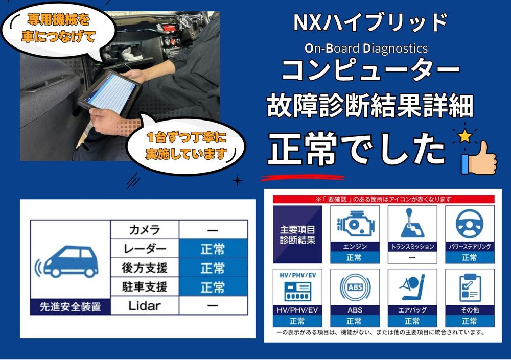 OBD故障診断結果を見る