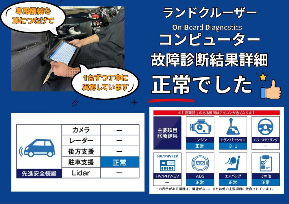 OBD故障診断結果を見る
