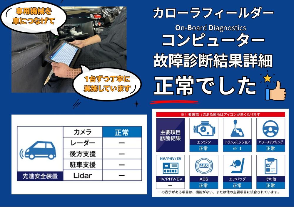 OBD故障診断結果を見る