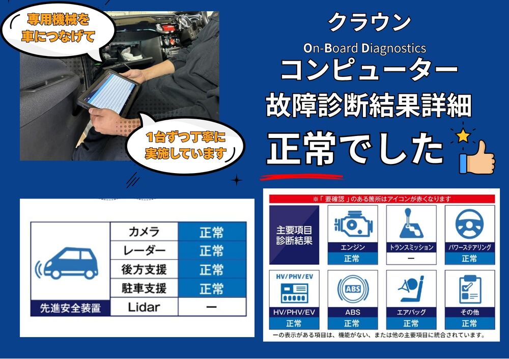 OBD故障診断結果を見る