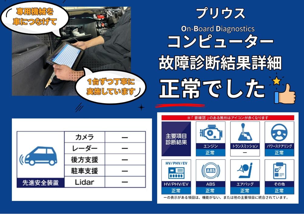 OBD故障診断結果を見る