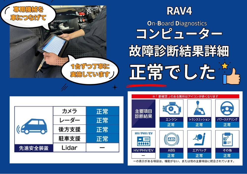 OBD故障診断結果を見る