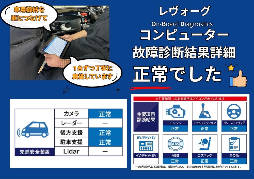 OBD故障診断結果を見る