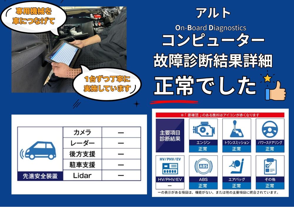 OBD故障診断結果を見る