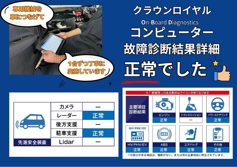 OBD故障診断結果を見る