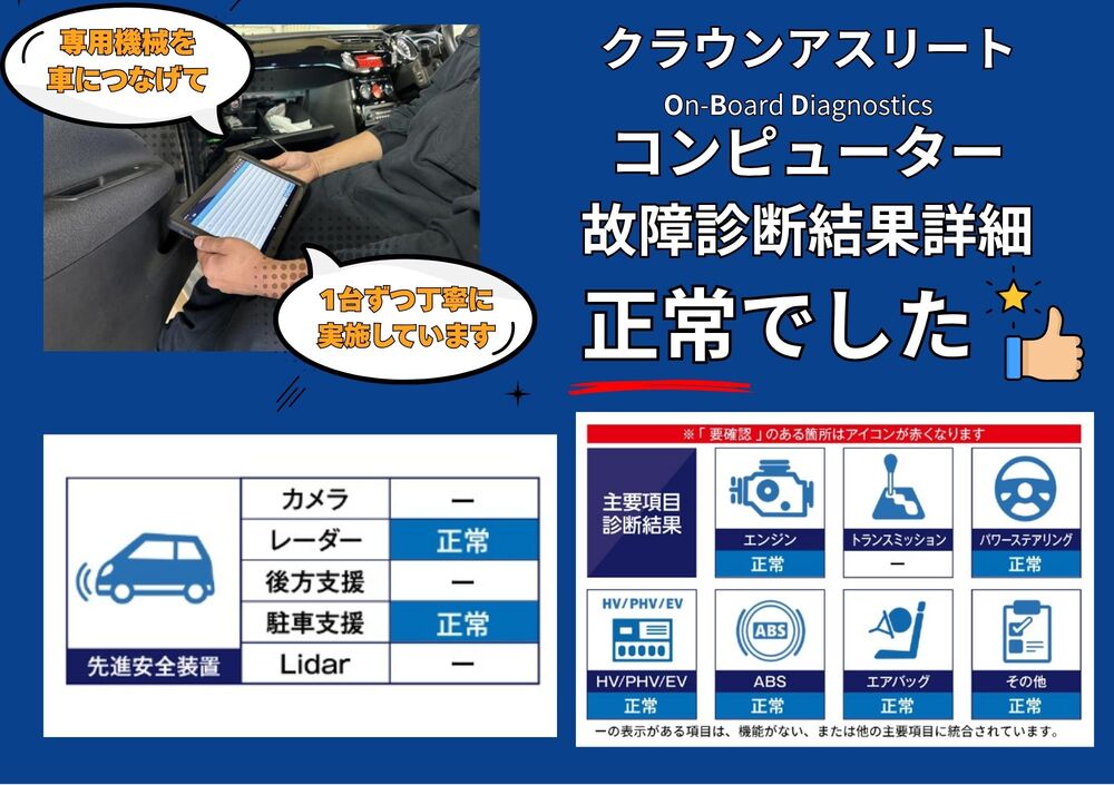 OBD故障診断結果を見る