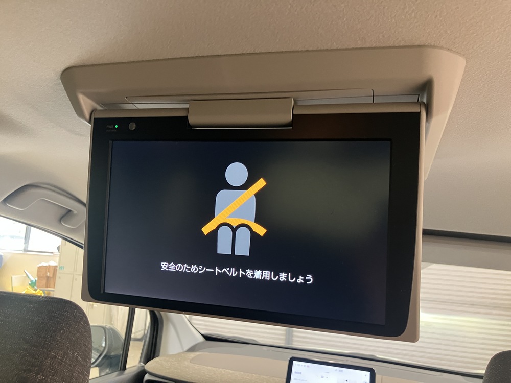純正12.1型後席ディスプレイ