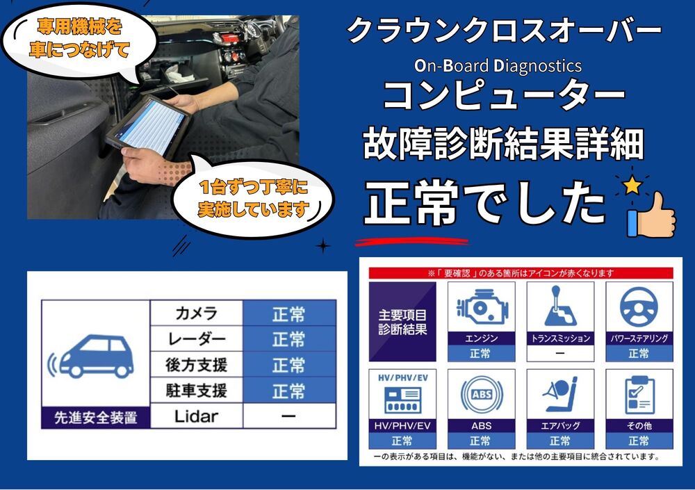 OBD故障診断結果を見る