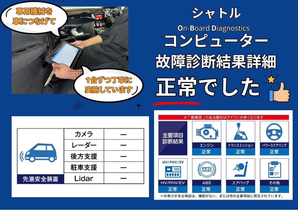 OBD故障診断結果を見る