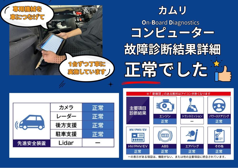 OBD故障診断結果を見る