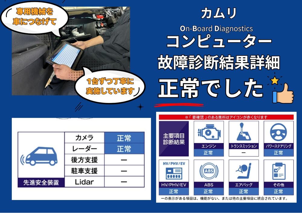 OBD故障診断結果を見る