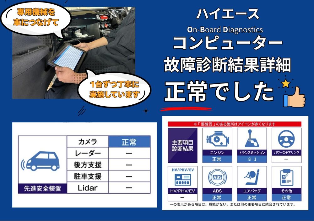 OBD故障診断結果を見る