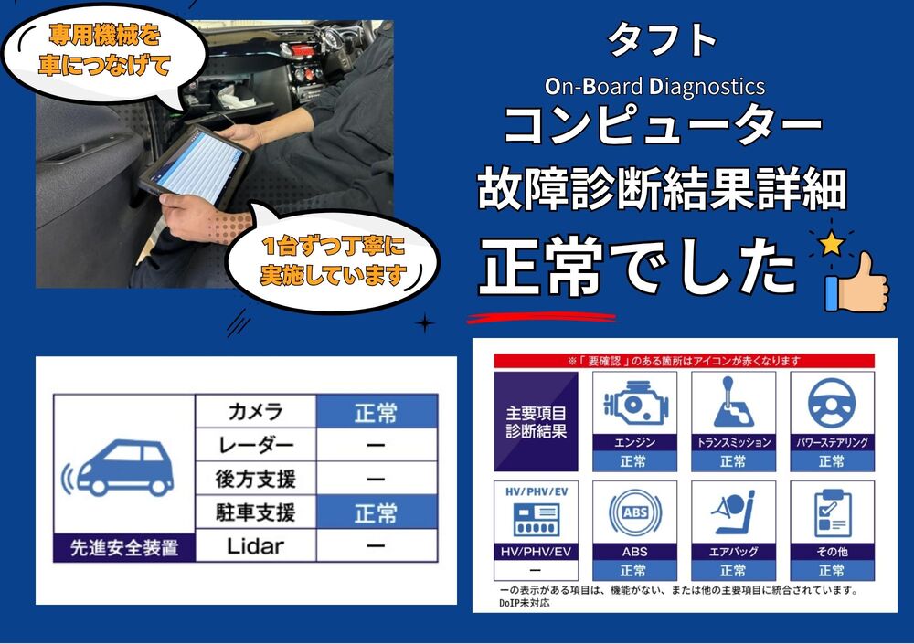 OBD故障診断結果を見る
