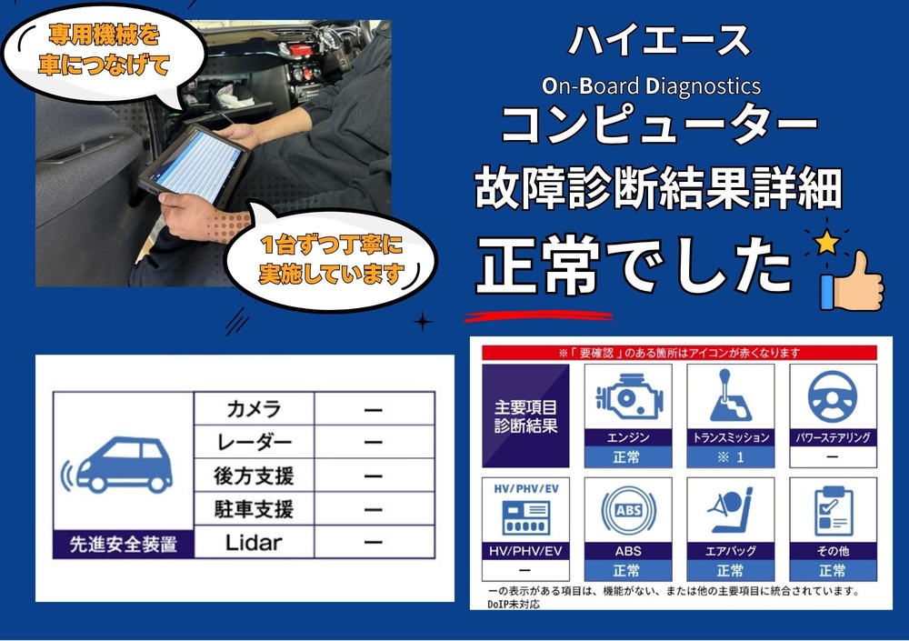 OBD故障診断結果を見る