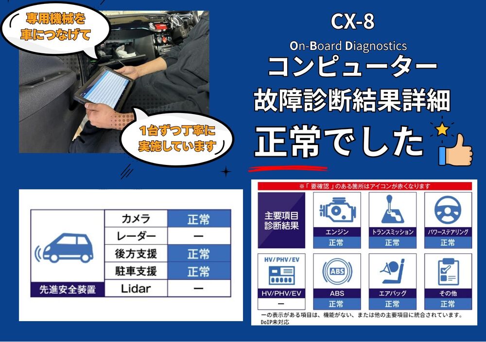 OBD診断結果・記録簿
