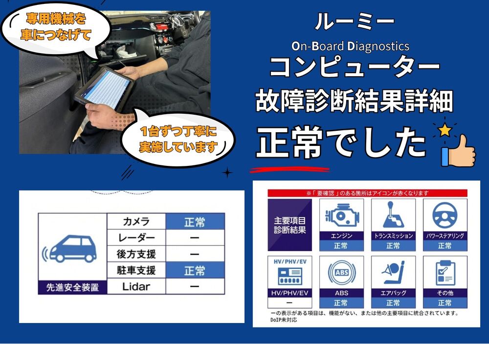 OBD診断結果・記録簿