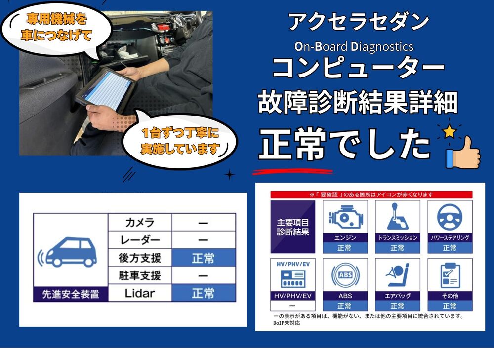 OBD診断結果・記録簿