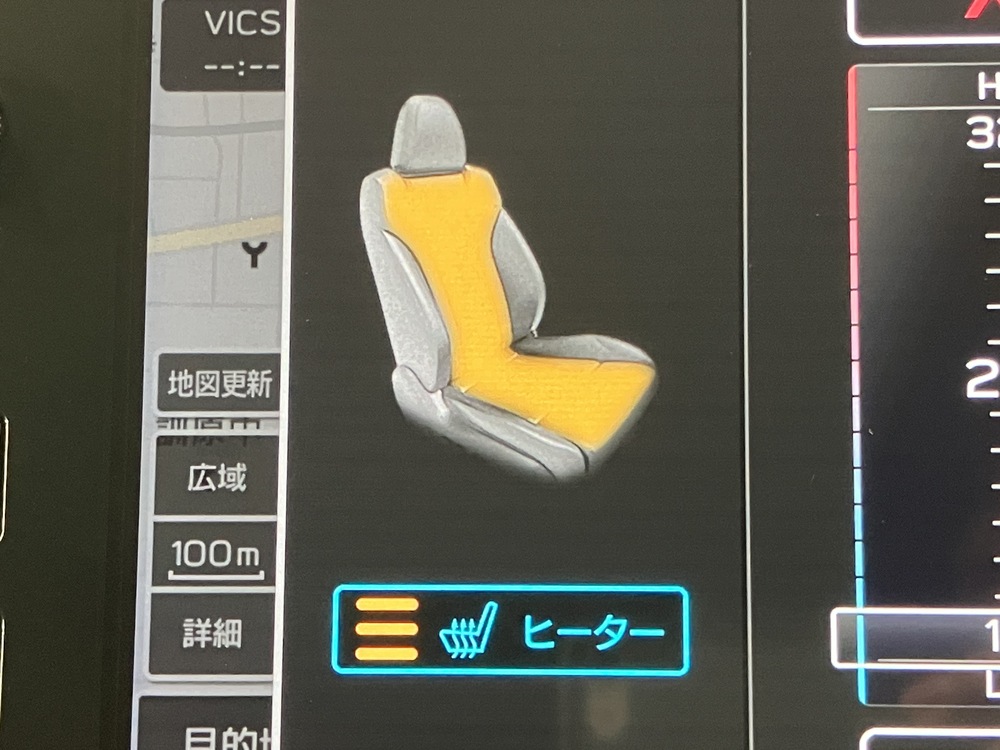 シートヒーター（運転席/助手席/後席左右）